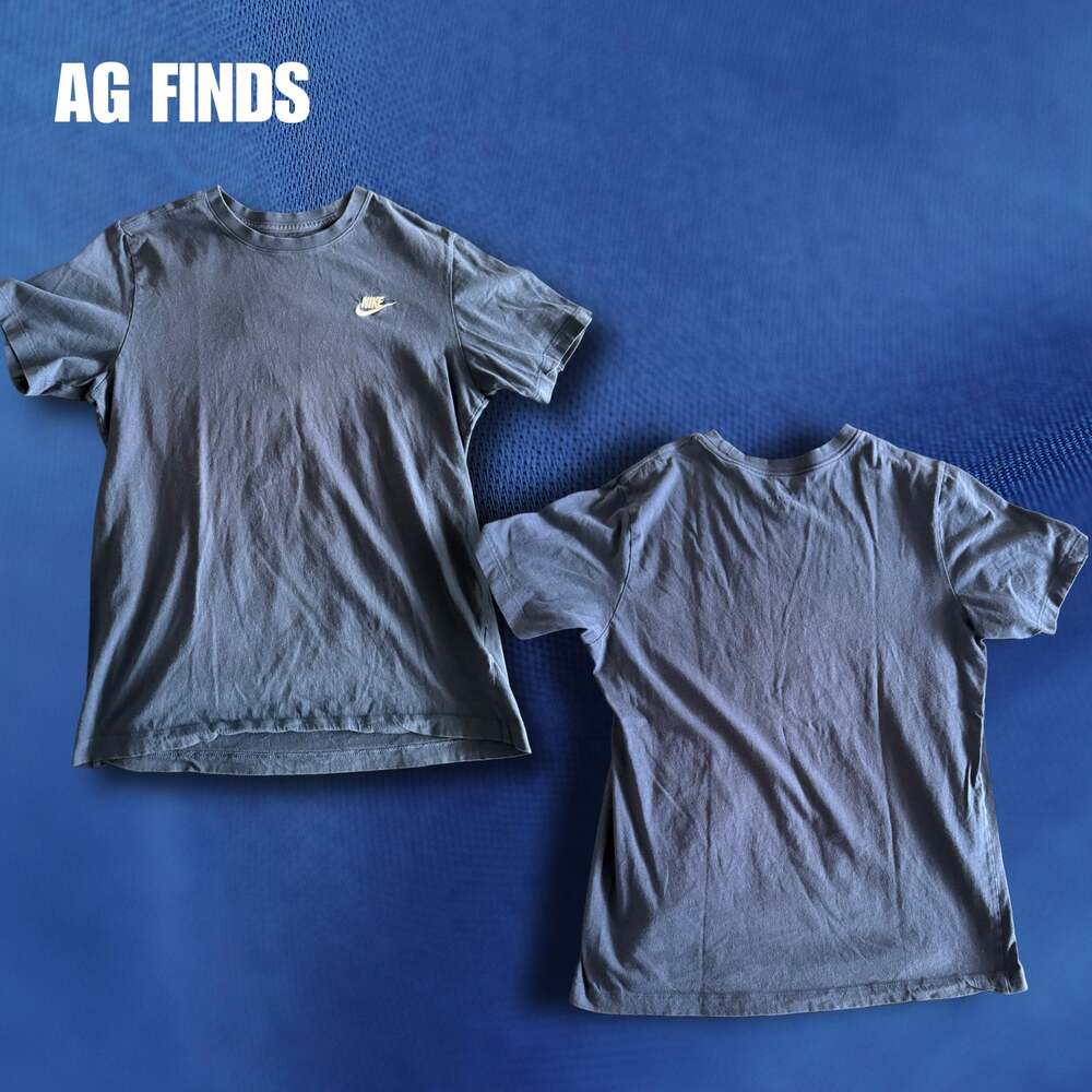 Blue, white swoosh Nike Tee